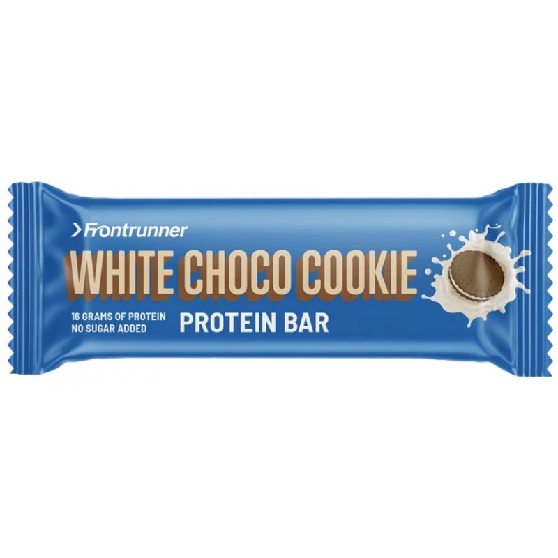 Proteiinibatoon 12x55 g - küpsised valge šokolaadiga 